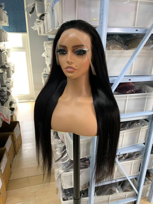 24' Straight 13x6 Transparent Lace Wig