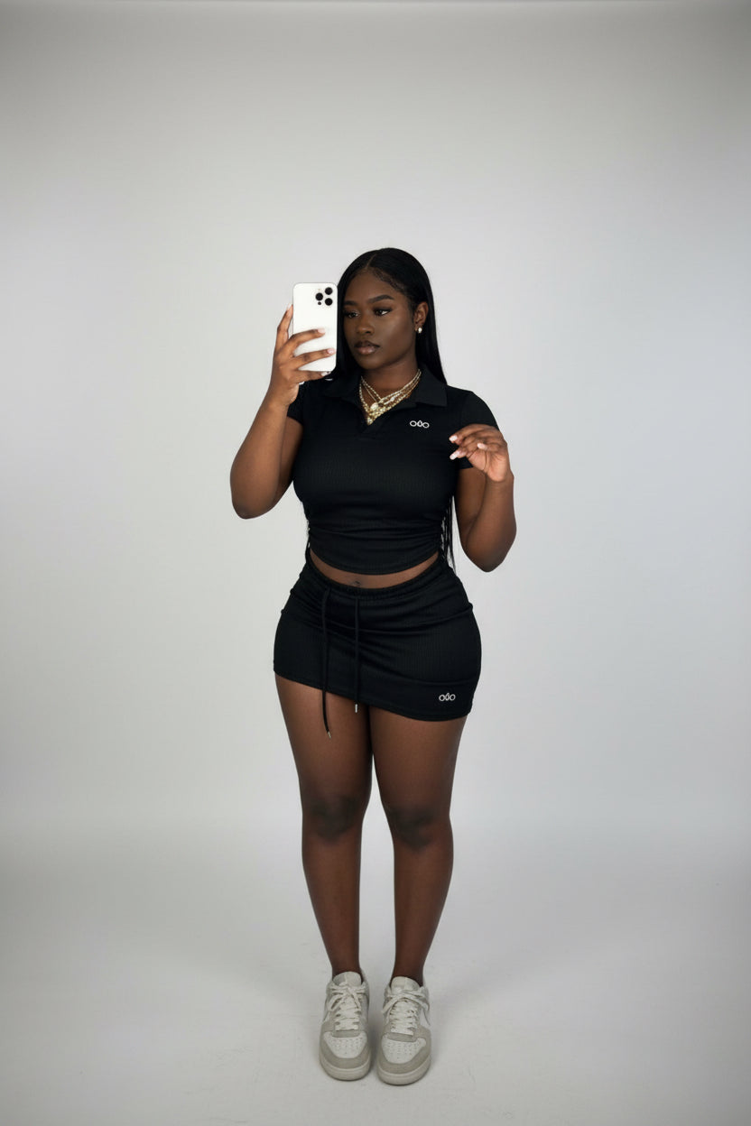 Women 2 piece skirt set