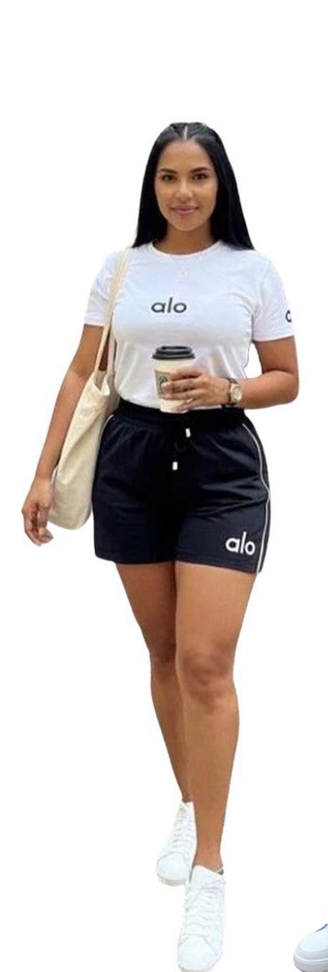 Woman 2 piece short set