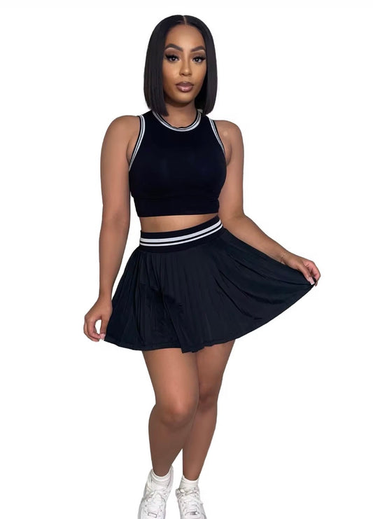 Women 2 piece skirt set