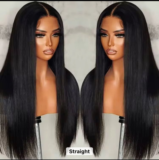 22" 13x6 Straight Wig 210% Density