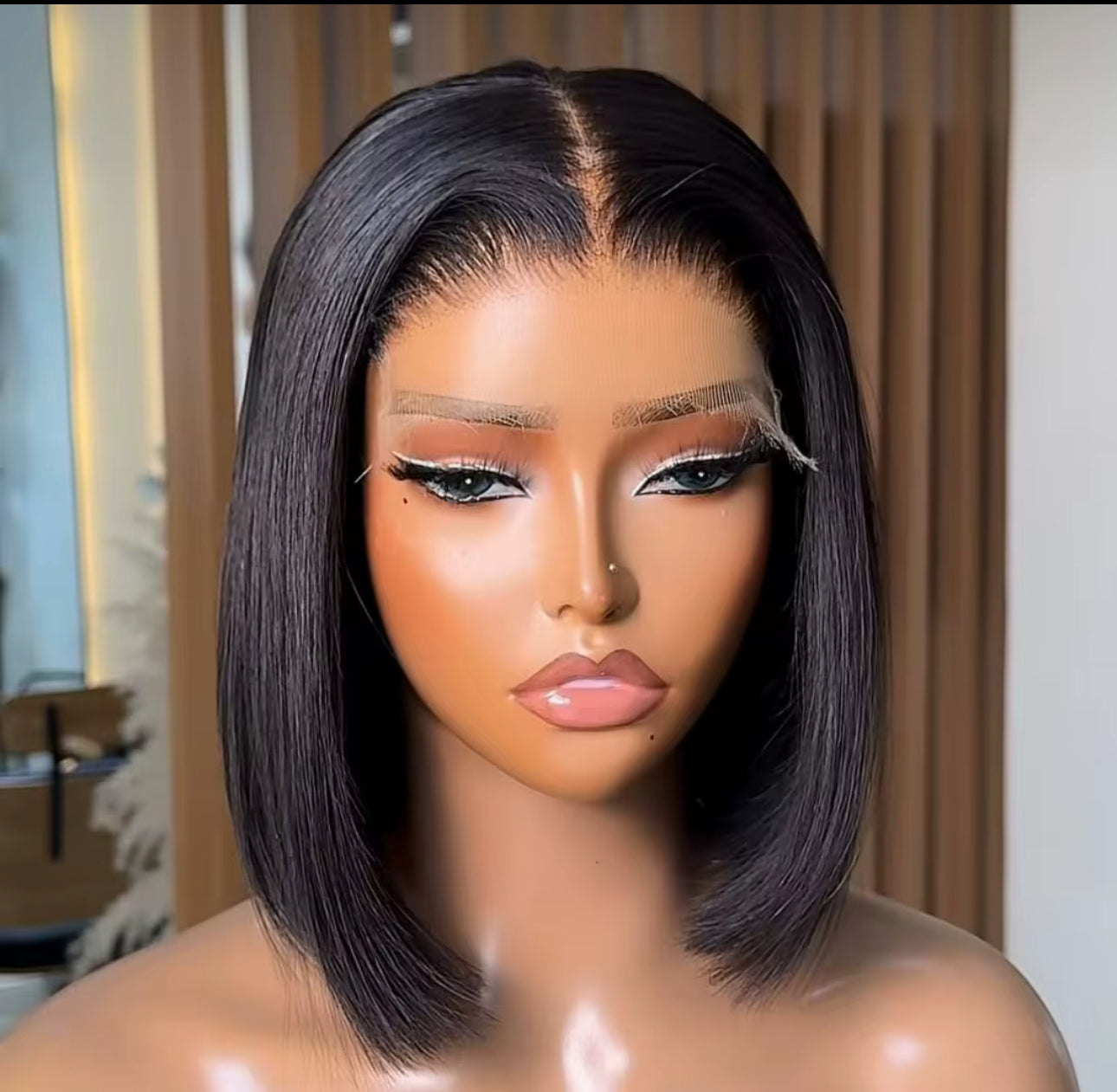 12" Straight 13X4 Bob Wigs